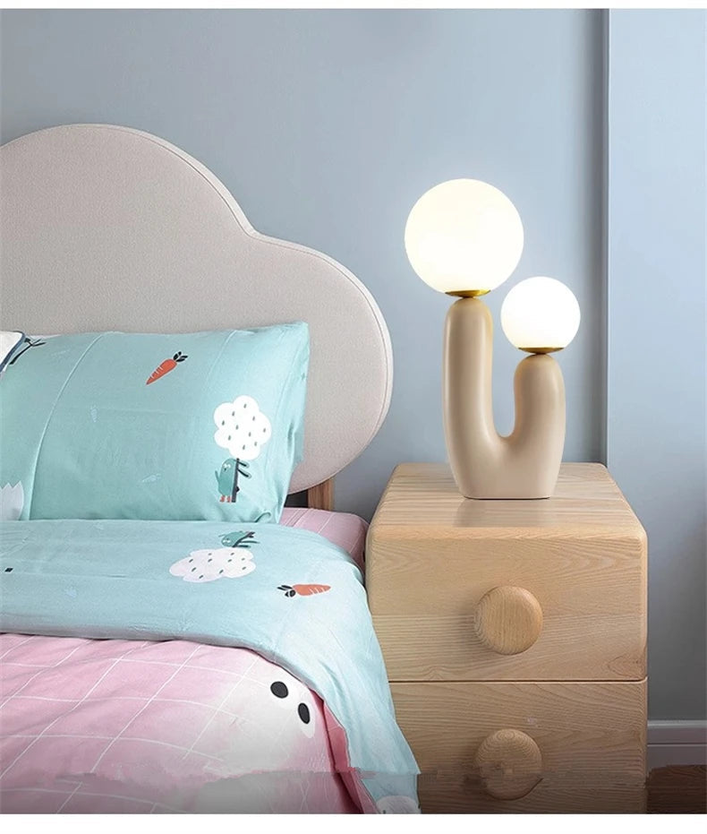 Nordic Double Head Bedside Lamp