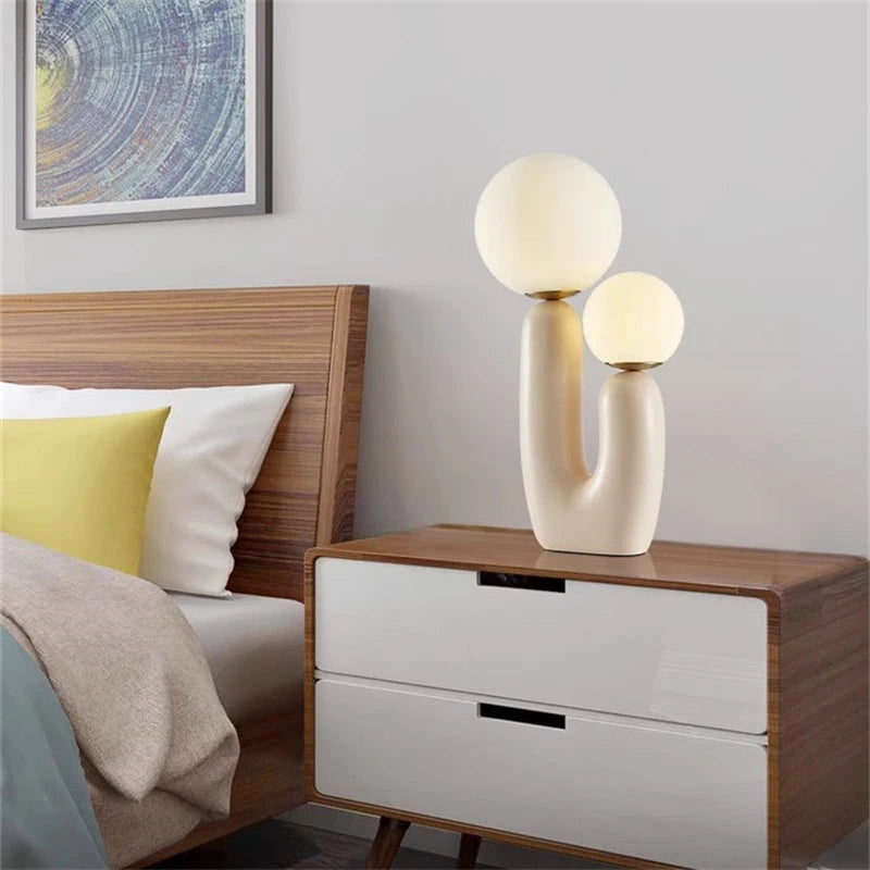 Nordic Double Head Bedside Lamp