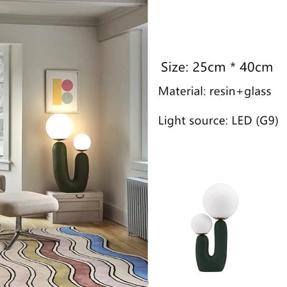 Nordic Double Head Bedside Lamp