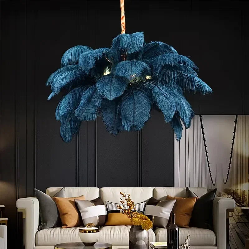 Nordic Feather Chandelier - Adjustable