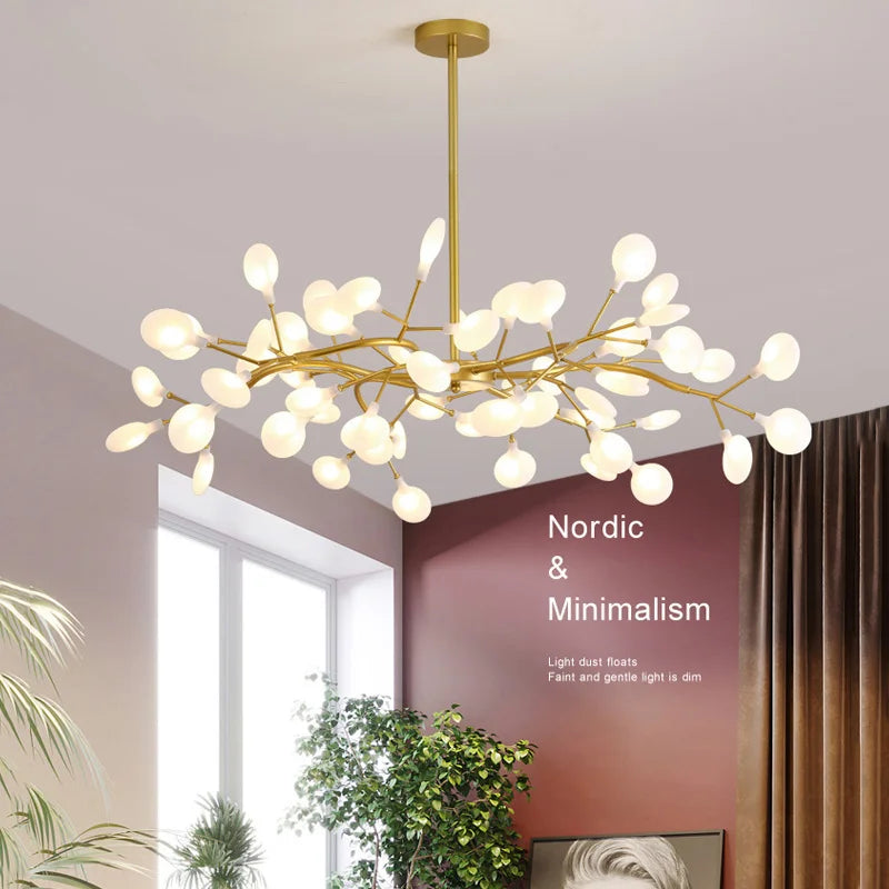 Nordic Firefly LED Chandelier Lamp