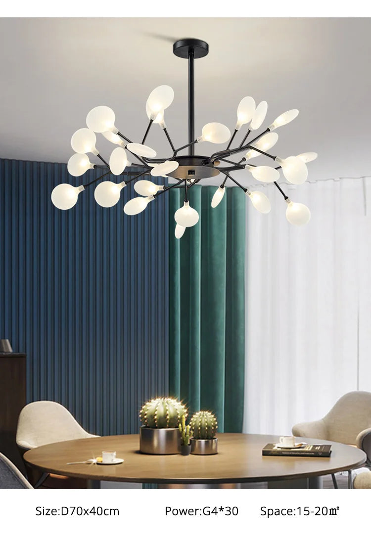 Nordic Firefly LED Chandelier Lamp