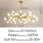 Nordic Firefly LED Chandelier Lamp