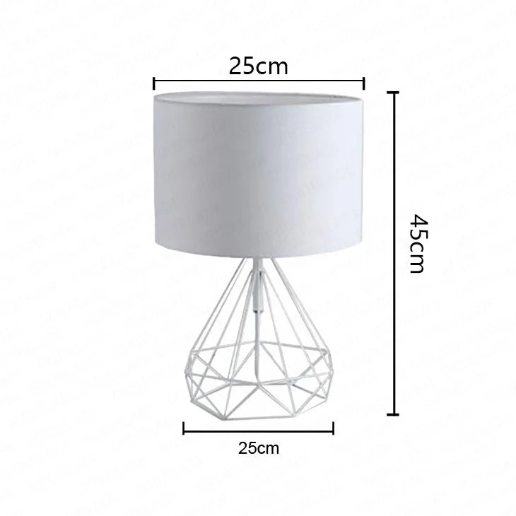 Nordic Geometric Table Lamp - Gold