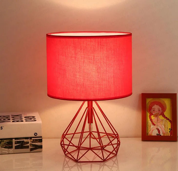 Nordic Geometric Table Lamp - Gold