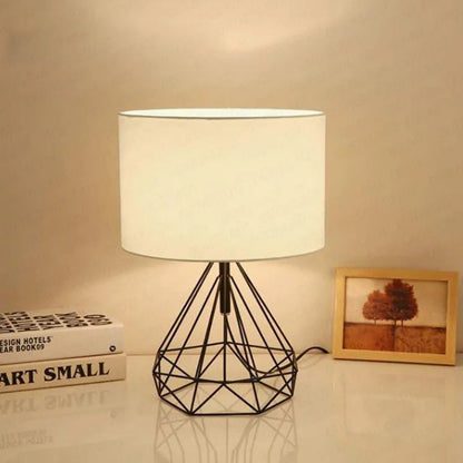 Nordic Geometric Table Lamp - Gold