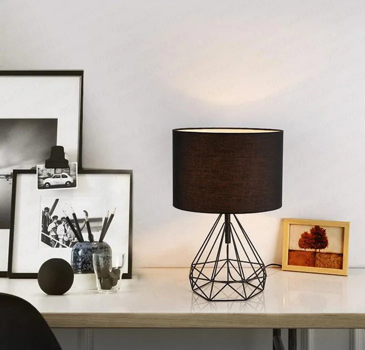 Nordic Geometric Table Lamp - Gold