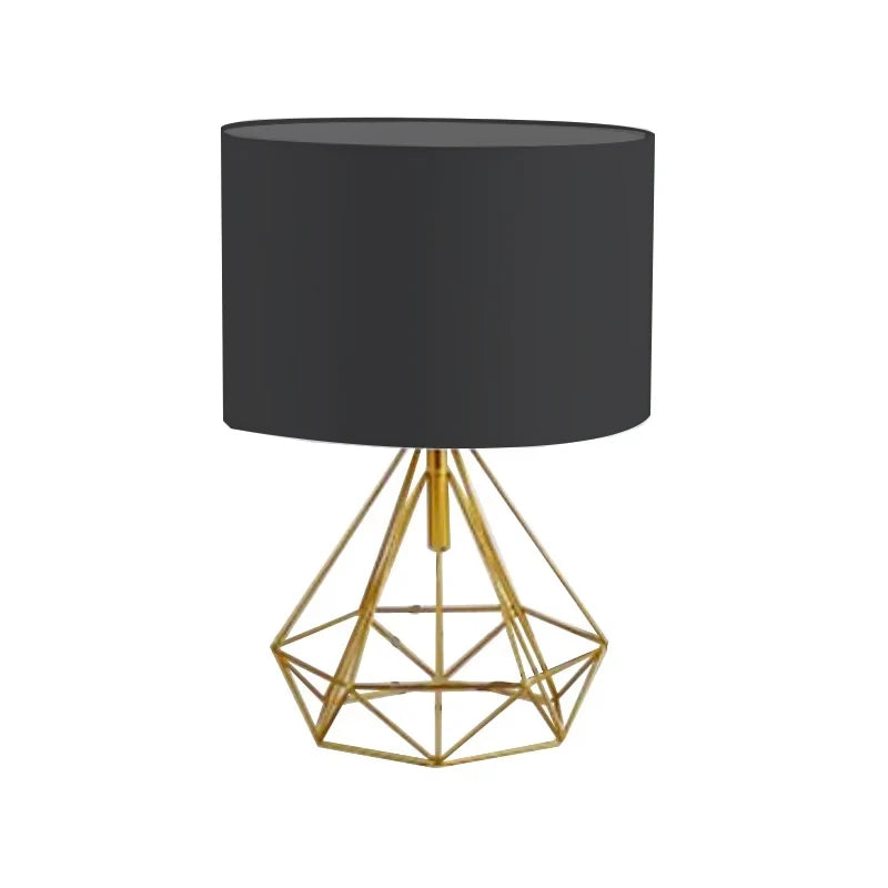 Nordic Geometric Table Lamp - Gold