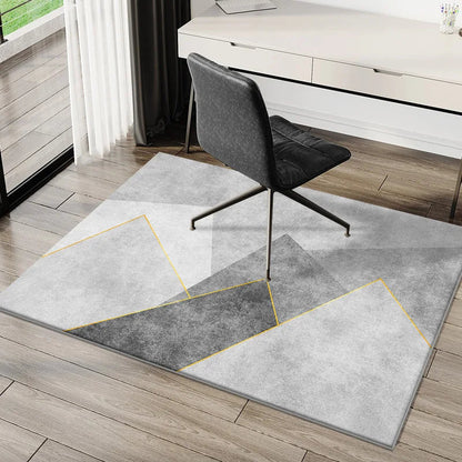 Nordic Geometric Velvet Carpet Mat