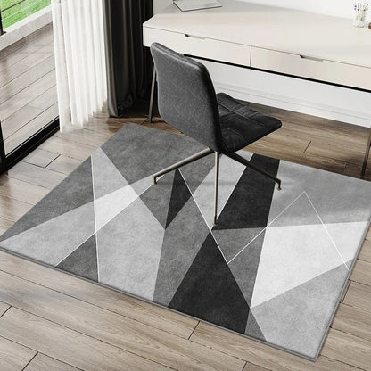 Nordic Geometric Velvet Carpet Mat