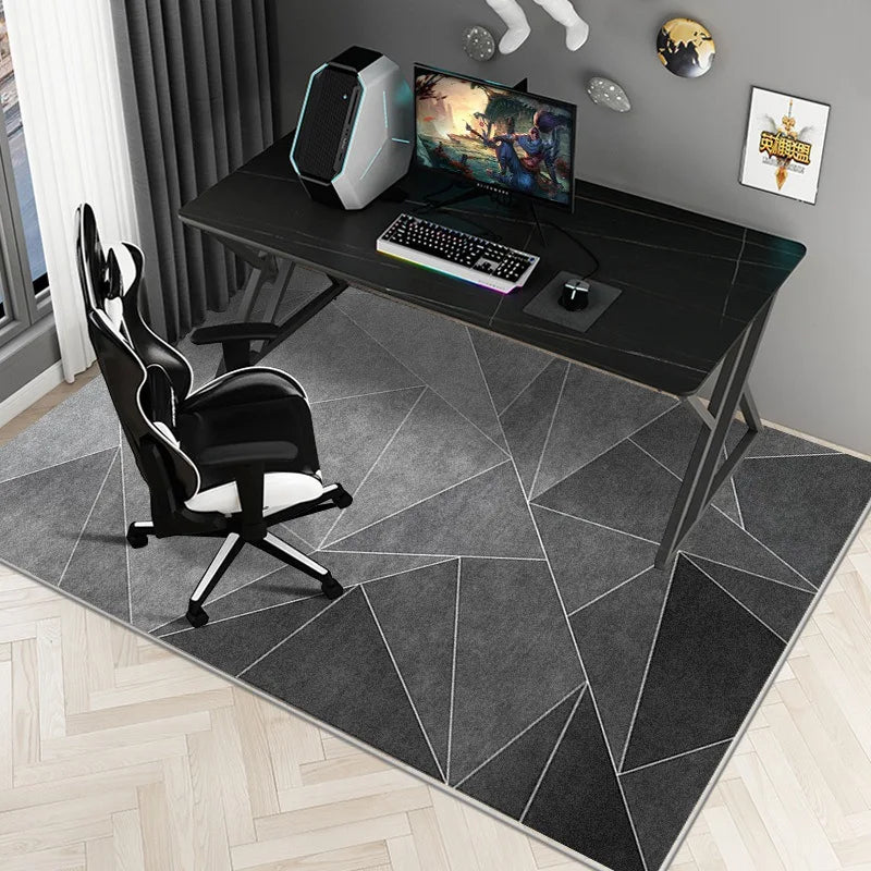 Nordic Geometric Velvet Carpet Mat