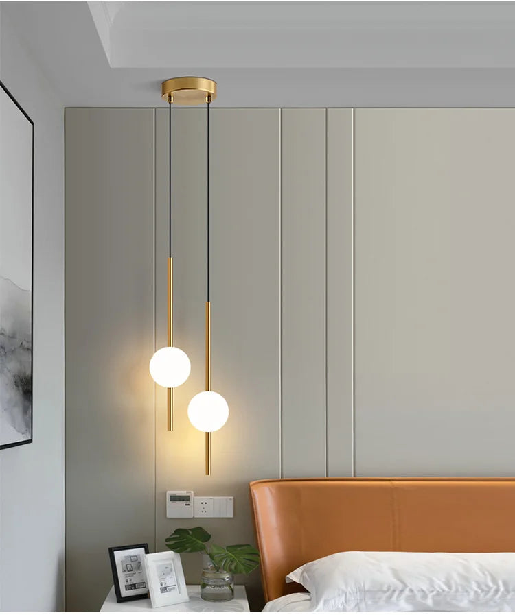 Nordic Glass Ball Pendant Light