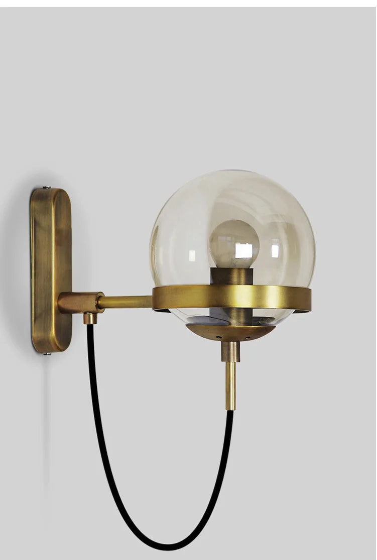 Nordic Glass Ball Wall Lamp