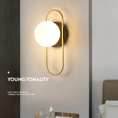 Nordic Glass Ball Wall Light