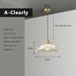 Nordic Glass Copper Pendant Light