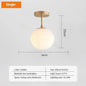 Nordic Glass LED Ceiling Light