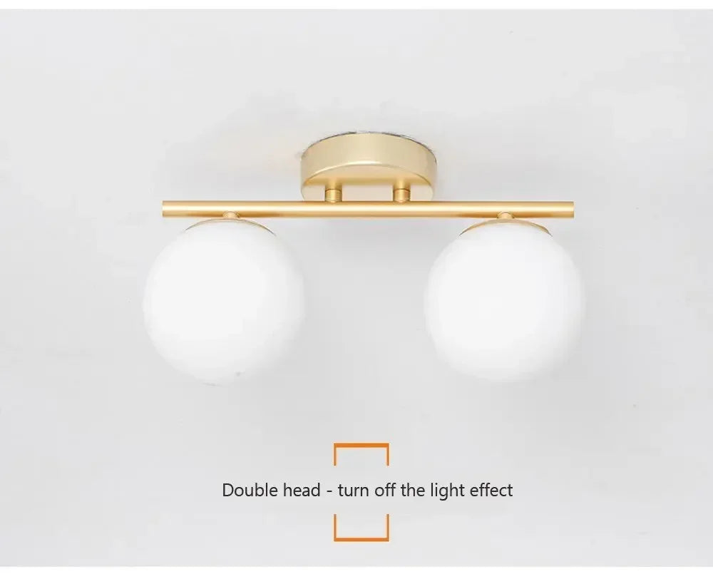 Nordic Glass LED Ceiling Light