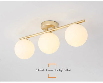 Nordic Glass LED Ceiling Light