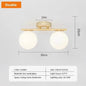 Nordic Glass LED Ceiling Light