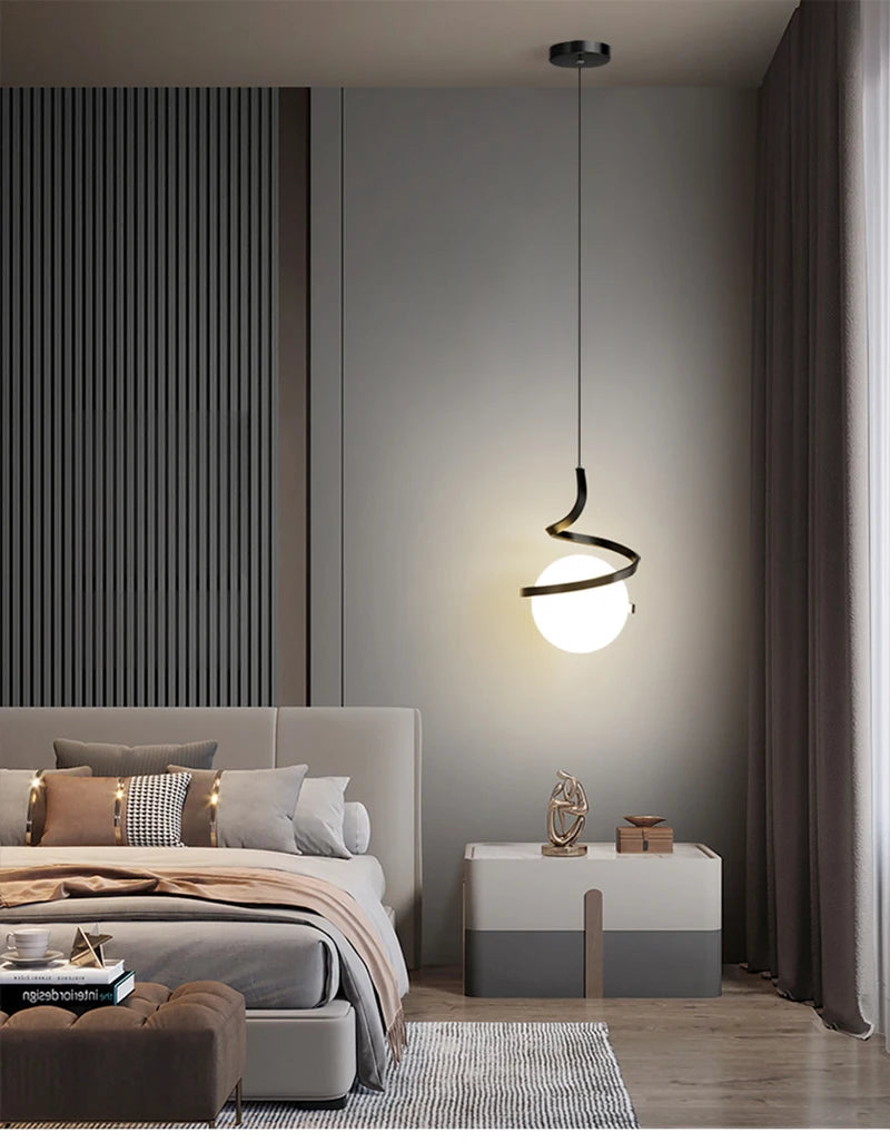 Nordic Glass LED Pendant Light