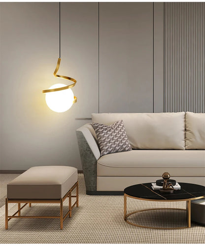 Nordic Glass LED Pendant Light