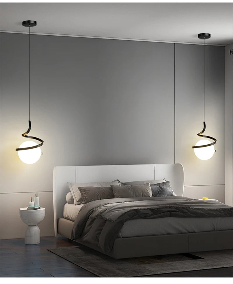 Nordic Glass LED Pendant Light