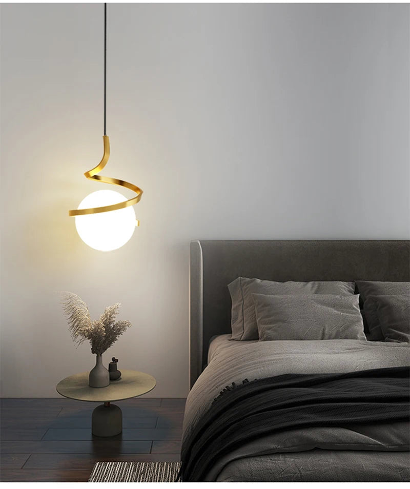 Nordic Glass LED Pendant Light