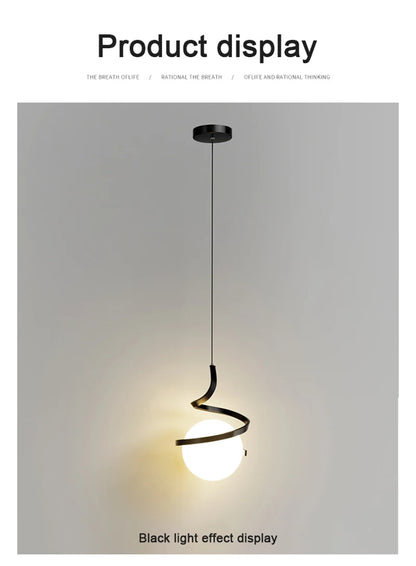 Nordic Glass LED Pendant Light