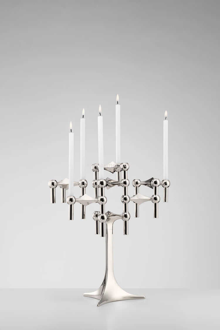 Nordic Gold Metal Candle Holder