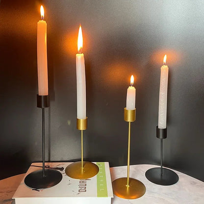 Nordic Iron Candleholder for Romance