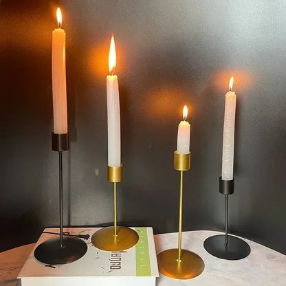 Nordic Iron Candleholder for Romance