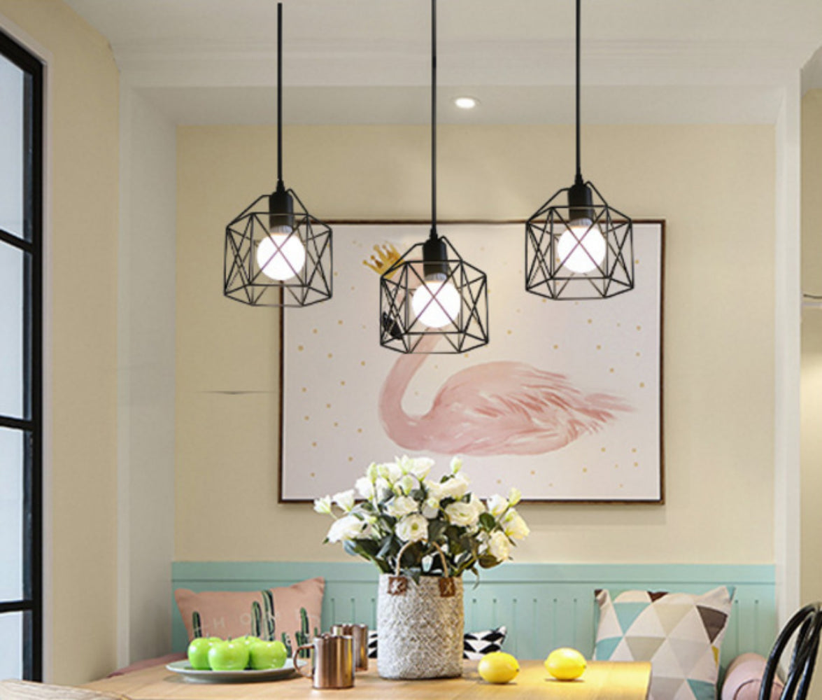 Nordic Iron Chandelier for Modern Spaces