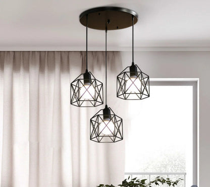 Nordic Iron Chandelier for Modern Spaces