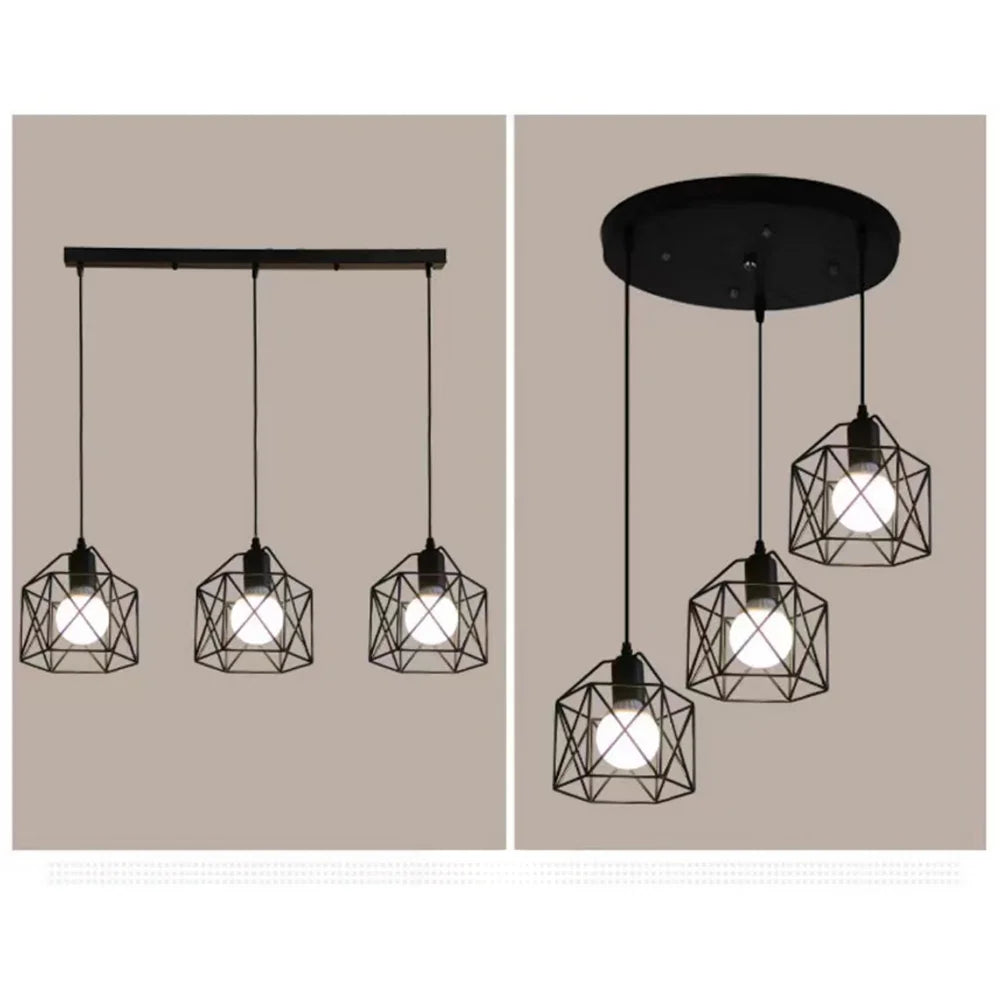 Nordic Iron Chandelier for Modern Spaces