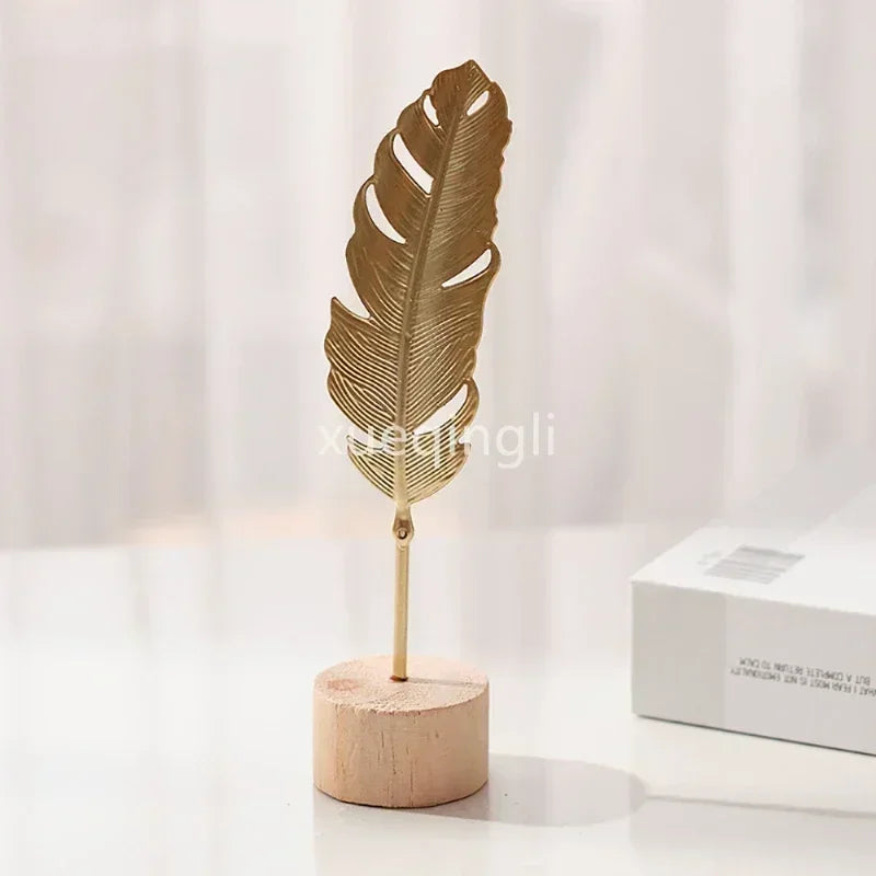 Nordic Iron Ginkgo Leaf Decor