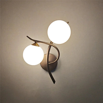 Nordic Iron Wall Lamps with Glass