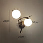 Nordic Iron Wall Lamps with Glass