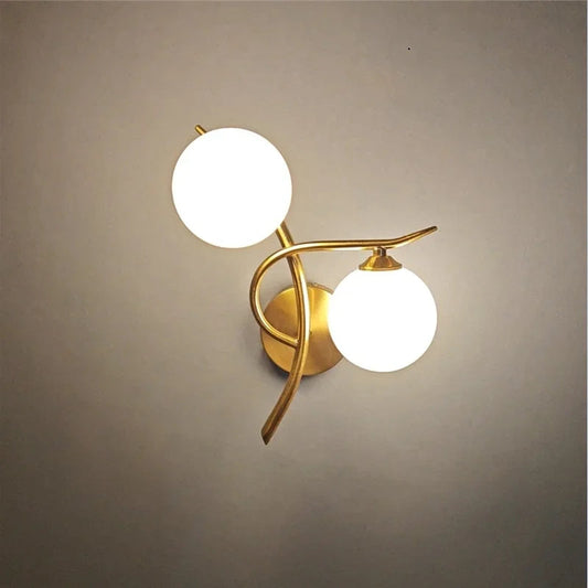 Nordic Iron Wall Lamps with Glass