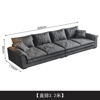 Nordic L-shaped Fabric Corner Sofa