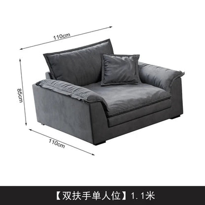 Nordic L-shaped Fabric Corner Sofa