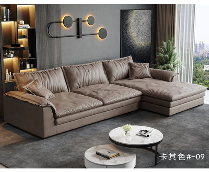 Nordic L-shaped Fabric Corner Sofa