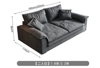 Nordic L-shaped Fabric Corner Sofa