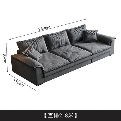 Nordic L-shaped Fabric Corner Sofa