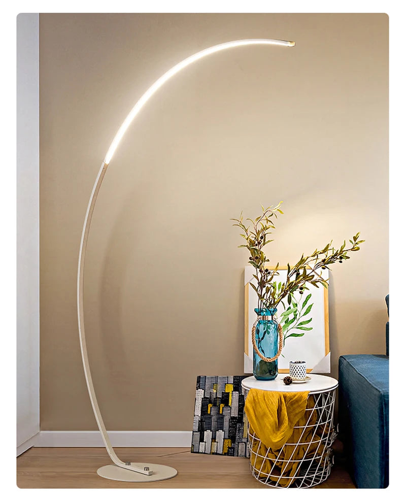 Nordic LED Arc Floor Lamp