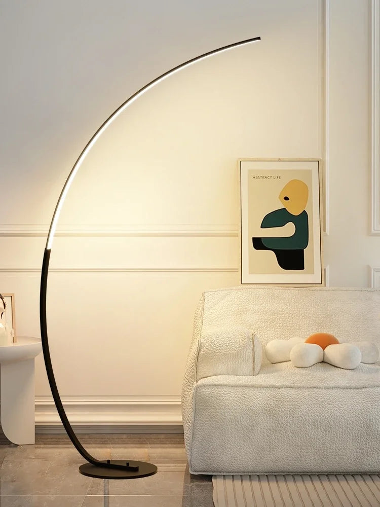 Nordic LED Arc Floor Lamp