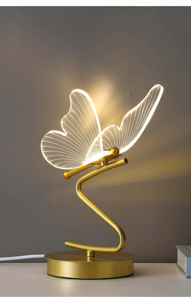 Nordic LED Butterfly Table Lamp