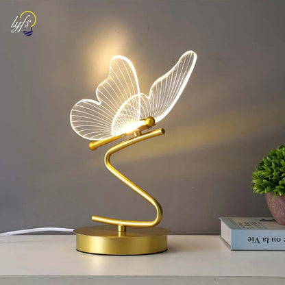 Nordic LED Butterfly Table Lamp