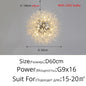 Nordic LED Crystal Chandelier - Gold/Silver