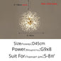 Nordic LED Crystal Chandelier - Gold/Silver