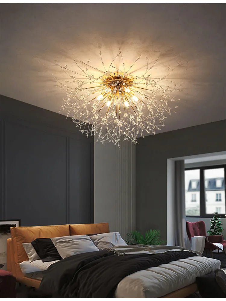 Nordic LED Crystal Chandelier - Gold/Silver